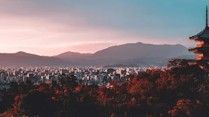 Kyoto, Japan, Pagoda, Cityscape 4K Wallpaper