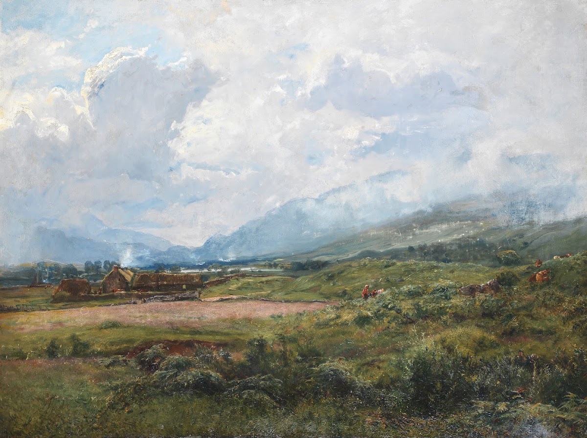 A Highland Landscape with Farm
