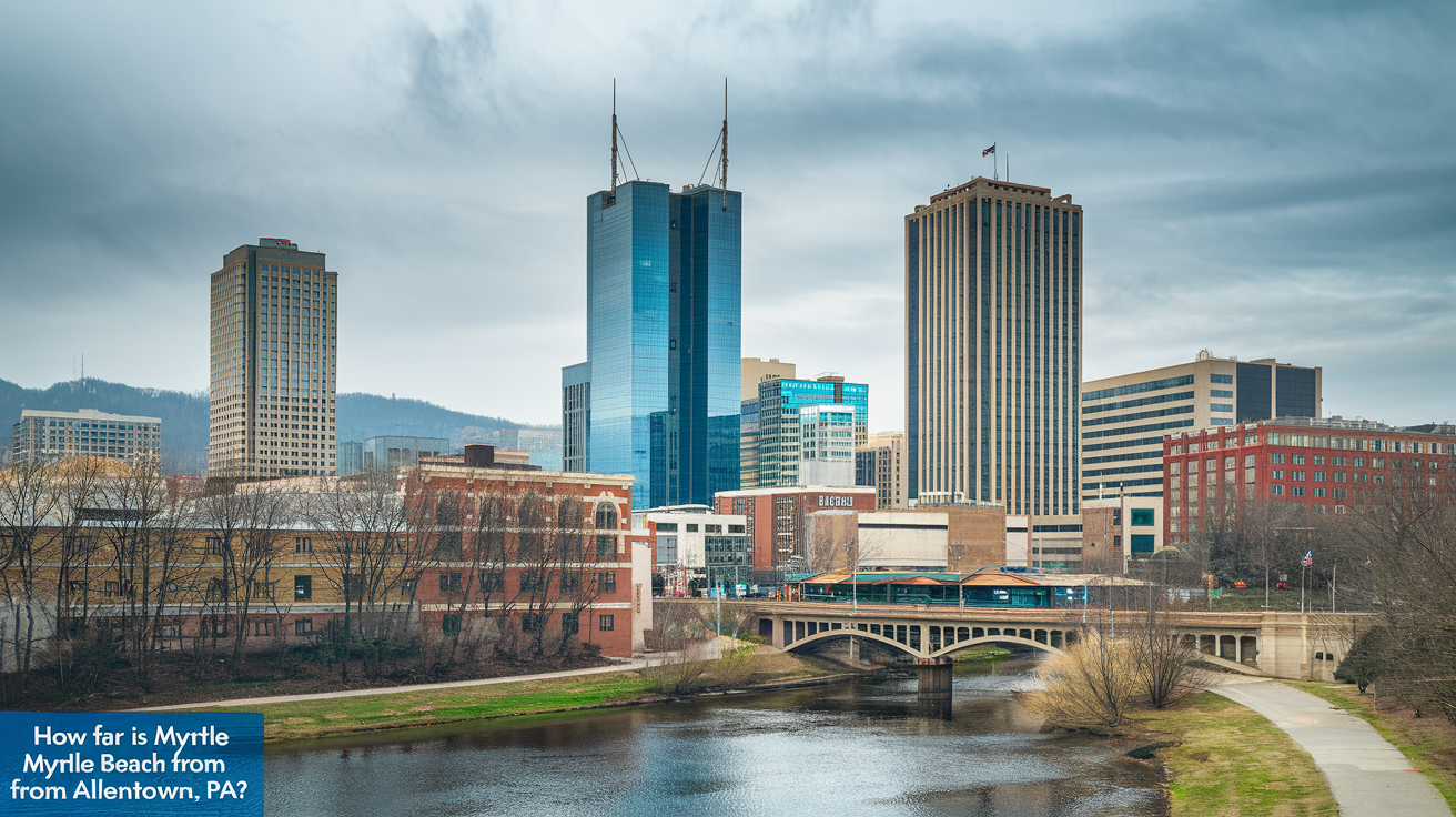 How Far Is Myrtle Beach from Allentown, PA?