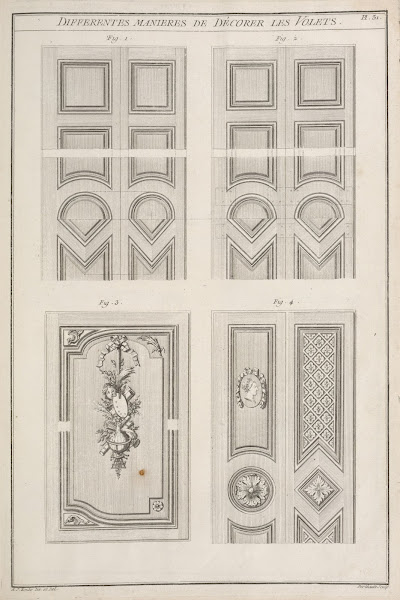 Differentes manieres de décorer les volets 1769 1774