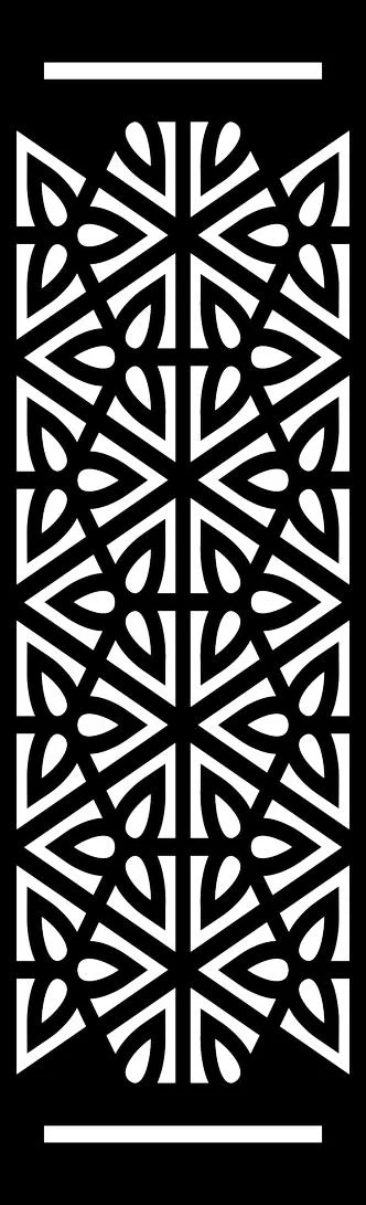 Ornate Islamic Geometric Floral Pattern Free SVG for CNC Plasma Cutting