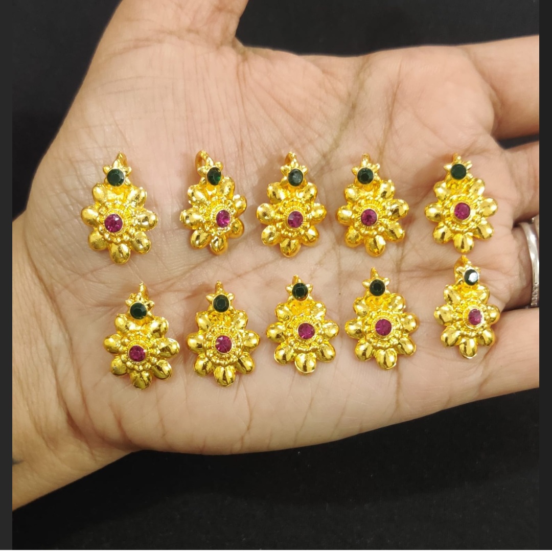 Kolhapuri Ful Pink Green-K15-pack of 10