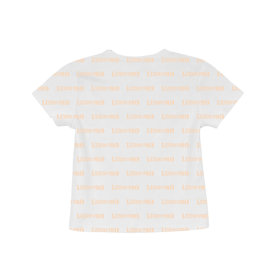 AOP Kids V Neck Patchwork Football Jersey