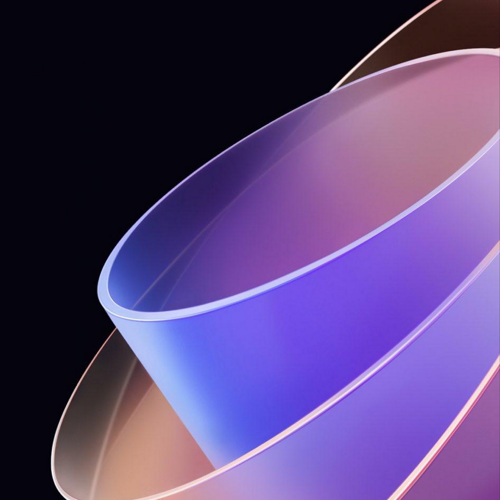 Download Abstract Curved Wave Layers iPhone
