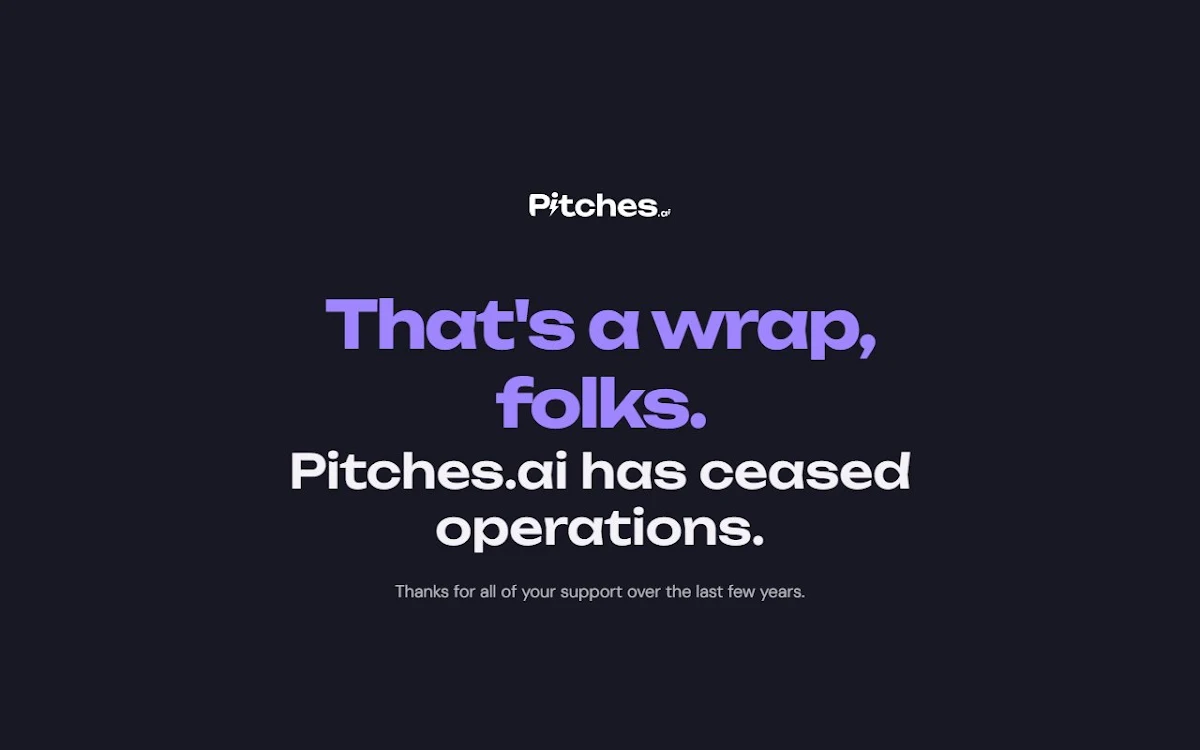 Captura de Pitches.ai