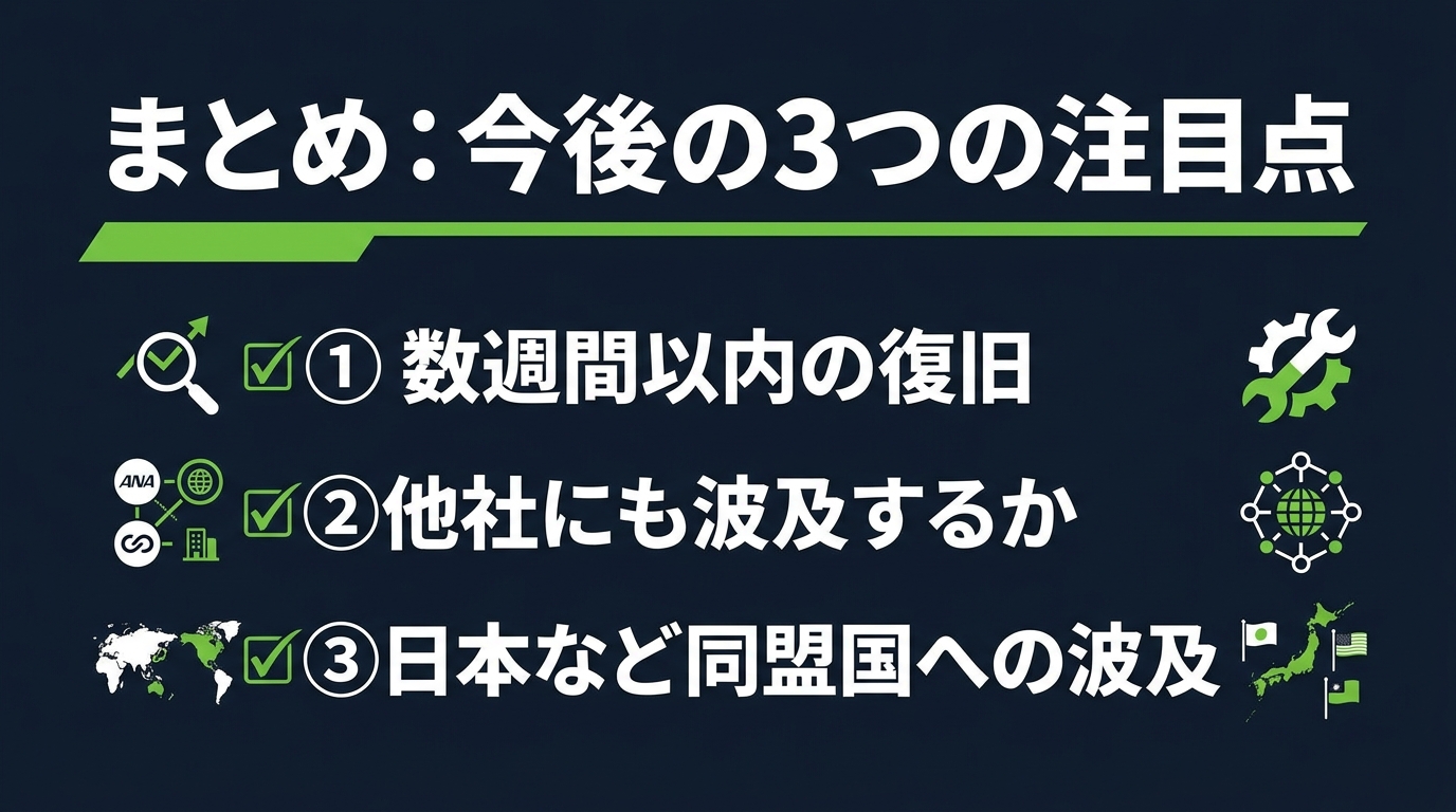 まとめ・今後の注目点
