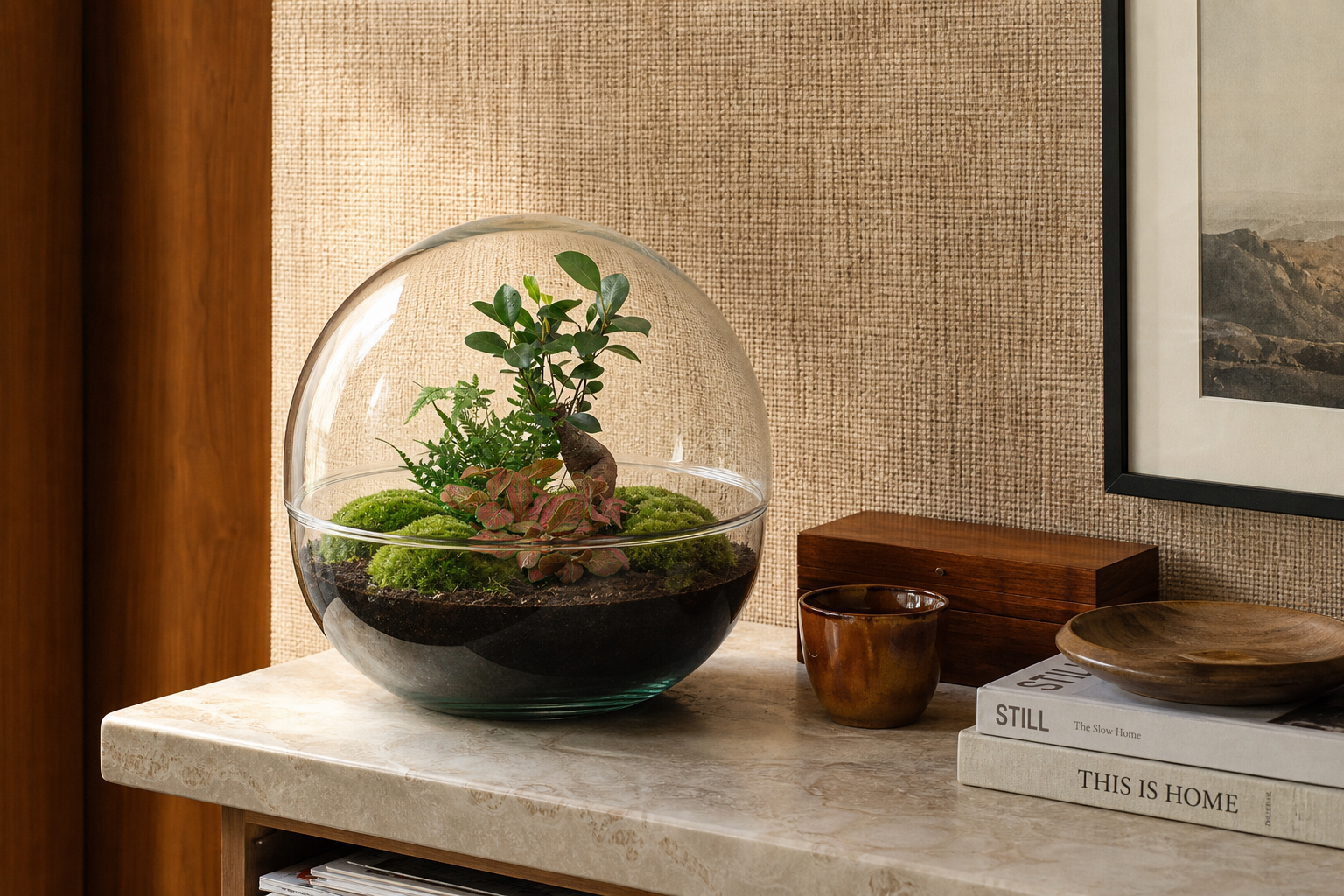 Vatertagsgeschenk - Dome XL Bonsai Terrarium Bottle Garden