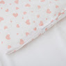 Детское сменное постельное белье 3 эл Twins Romantic Сердечки розовый