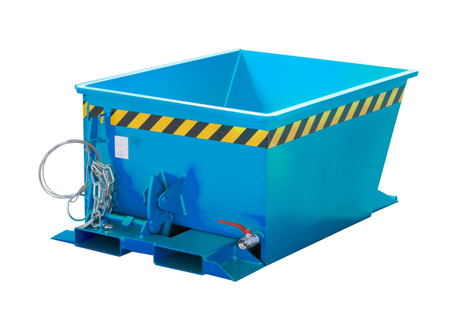 Spaander-kiepcontainer SGU-RZ 30, gelakt, Lichtblauw
