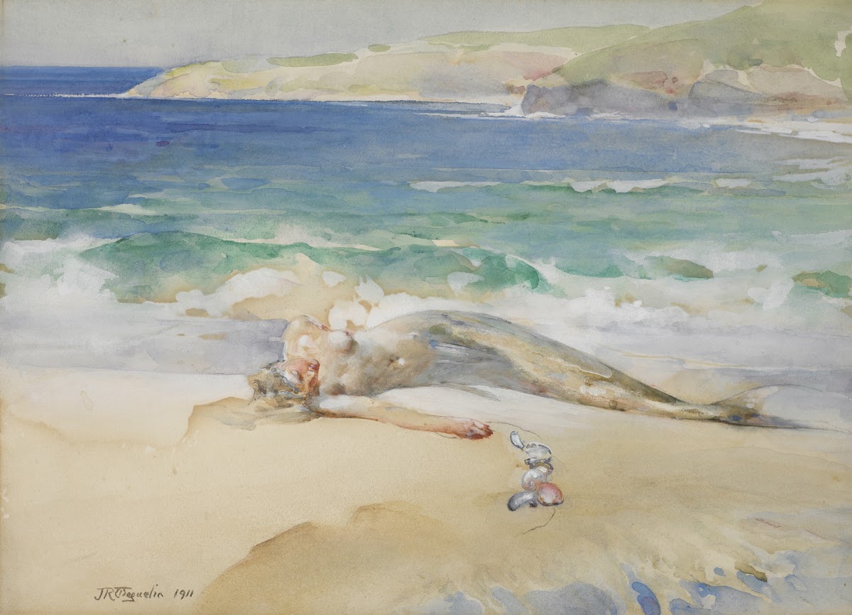 The sleeping mermaid 1911