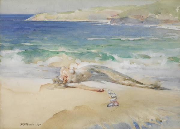 The sleeping mermaid 1911