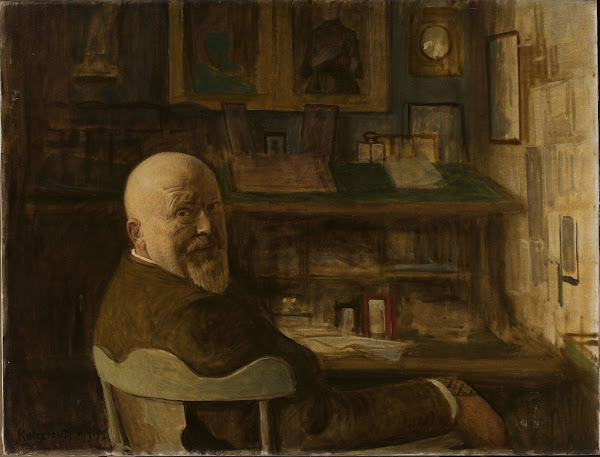 Portrait of a man at the desk 1899
