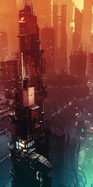 Cyber, Science Fiction, Digital Art, Concept Art, Cyberpunk 4K Wallpaper Background