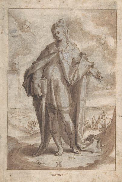 The Prophet Daniel in a Landscape late 16thearly 17th century