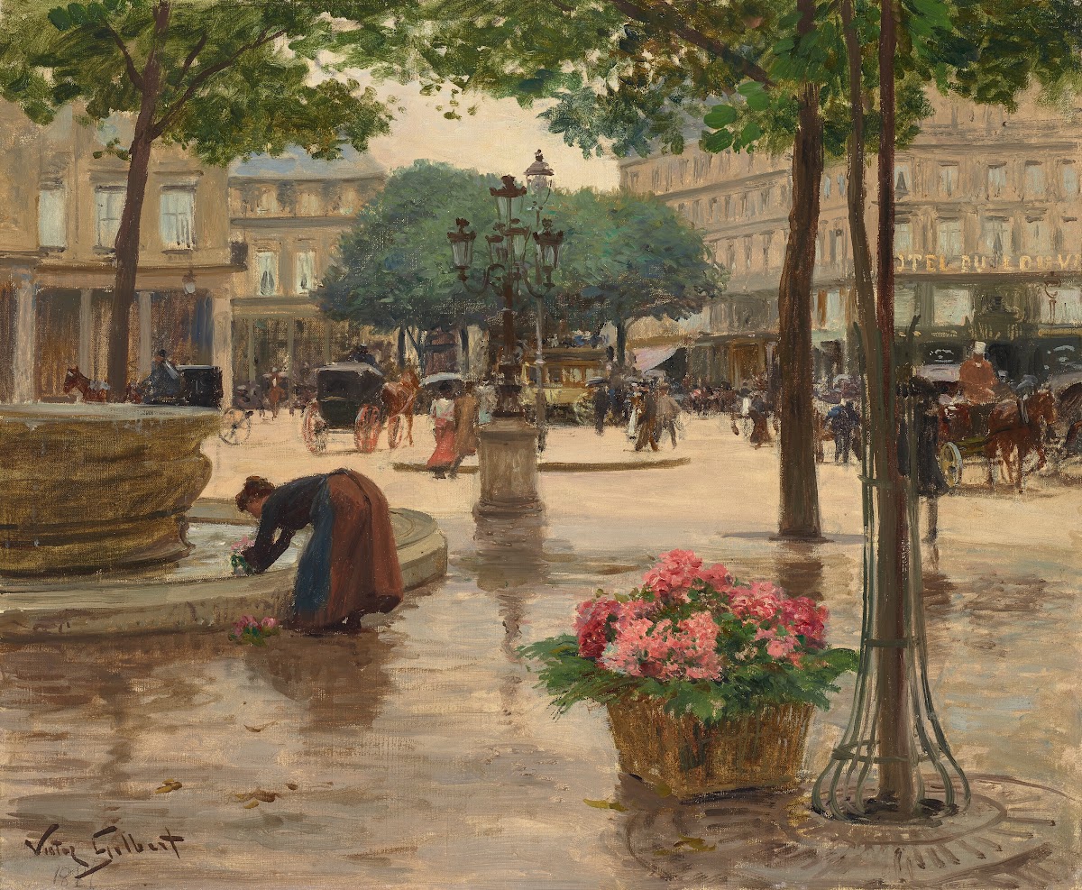 La Place du Théâtre Français circa 1895 1890