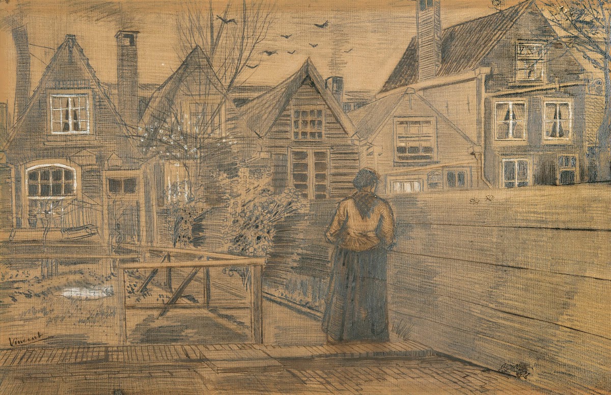 Houses Seen From The Back Window Of Siens Mothers House 1882
