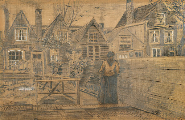Houses Seen From The Back Window Of Siens Mothers House 1882
