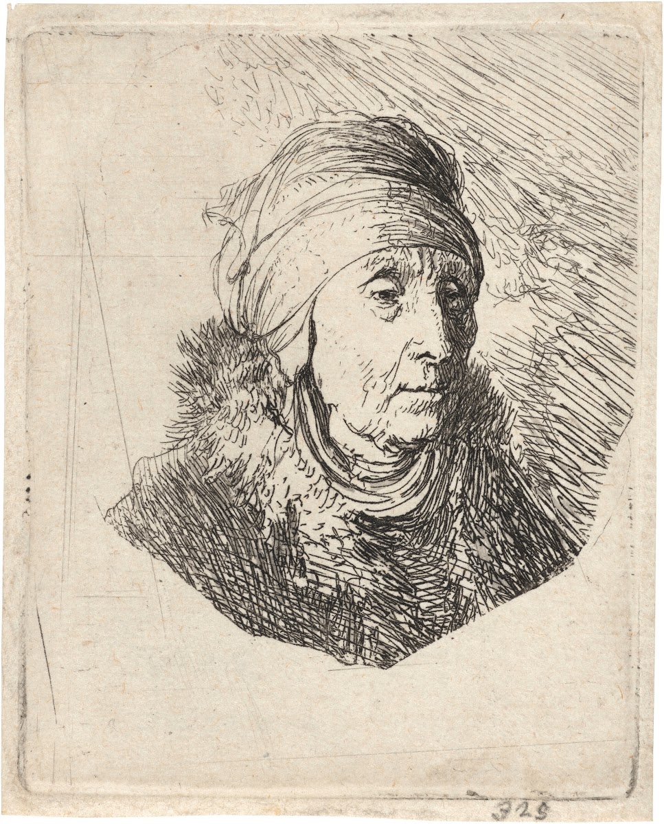 A Woman with a High Headdress circa 1630