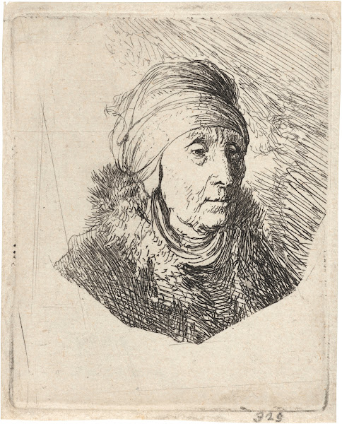 A Woman with a High Headdress circa 1630