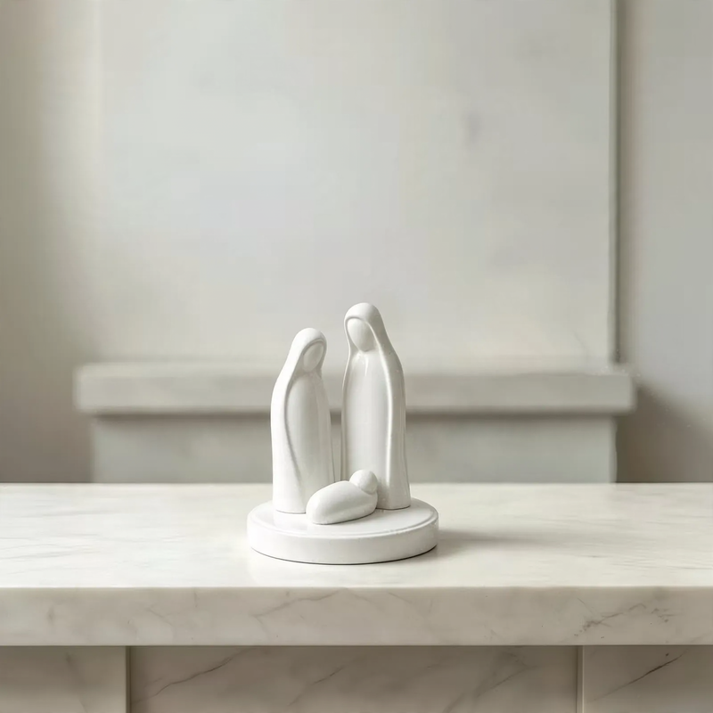 Moderne Krippenskulptur, 3D-Druck