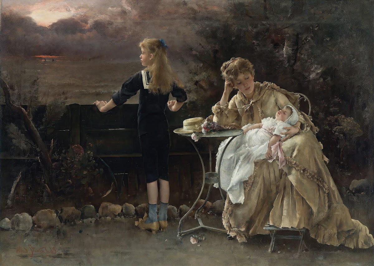 Mère Et Ses Enfants 1883