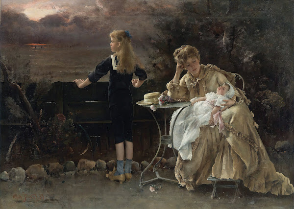 Mère Et Ses Enfants 1883