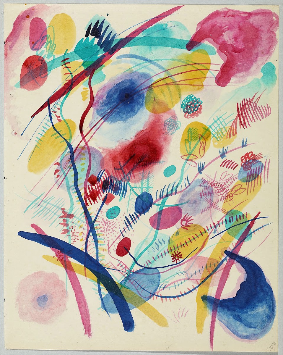 Composition in red blue green and yellow 1913
