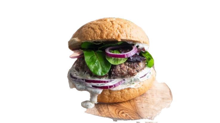 Lamb burger