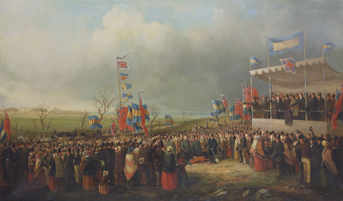 The beginning of the Londonderry Seaham and Sunderland Railway 1853