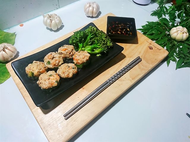 Chạo Tôm Hấp Mướp Hương