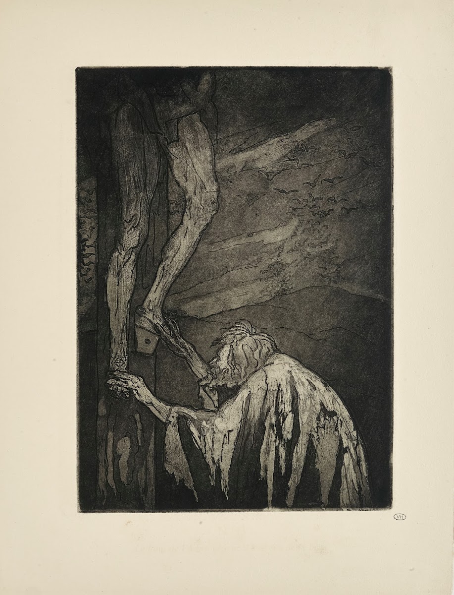 N 43  Le long de larbre obscur il lève ses deux bras 1935