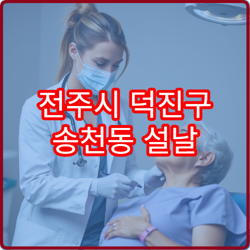 전주시 덕진구 송천동 설날 가정의학과 병원 운영시간 및 위치
