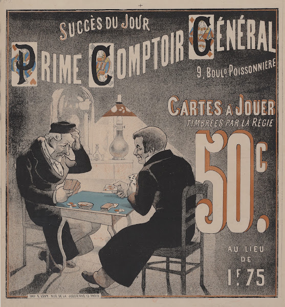 Succès du jour  Prime Comptoir Général Cartes à jouer timbrées par la Régie 1879
