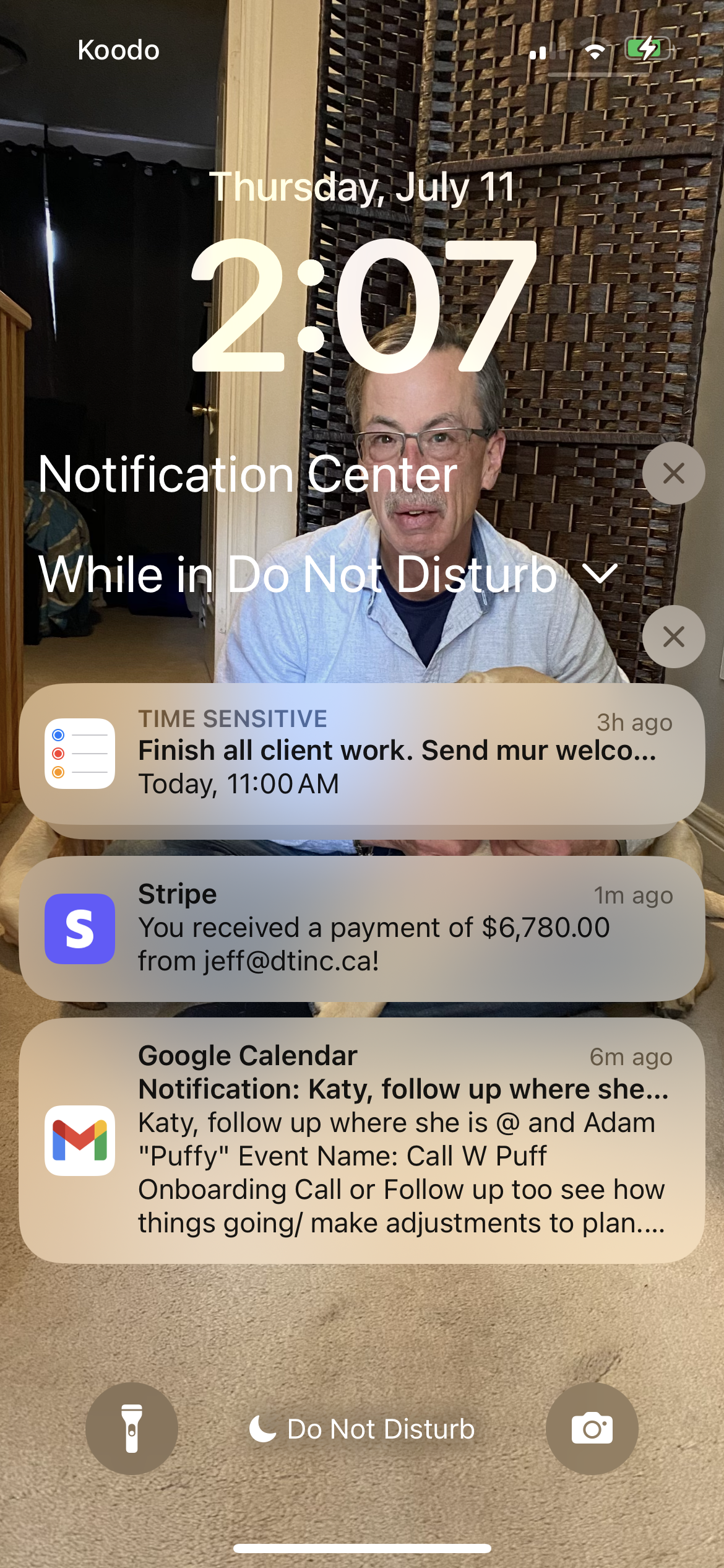 Stripe — active client payments