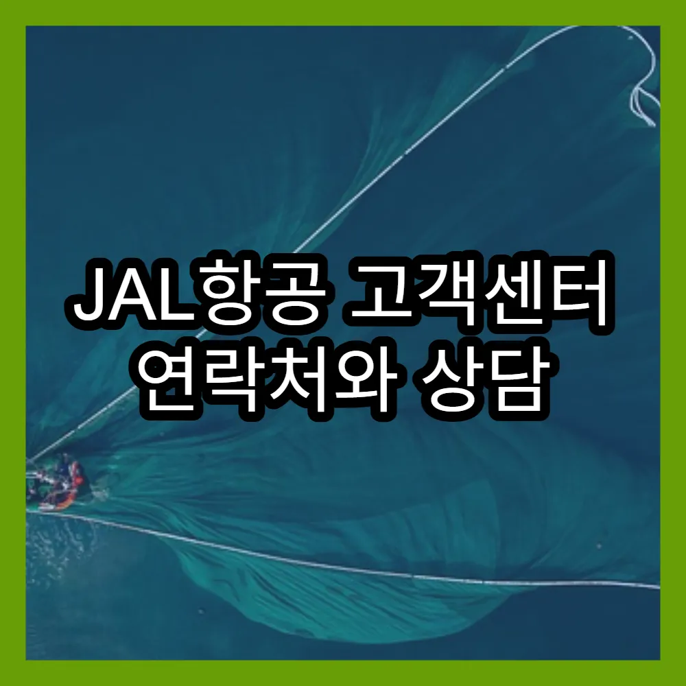 JAL항공 고객센터 연락처와 상담 팁 공개