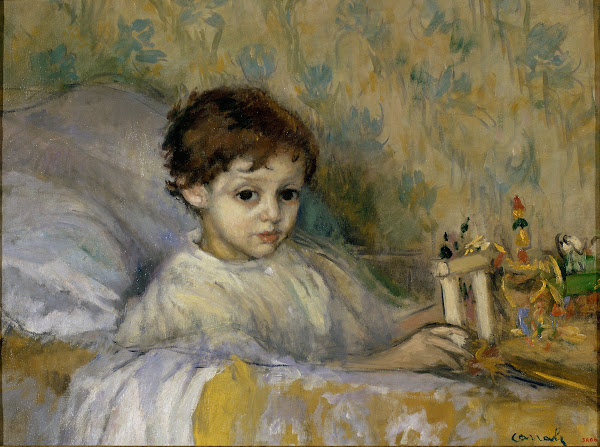 Sick Child Octavi the artists son circa 1903