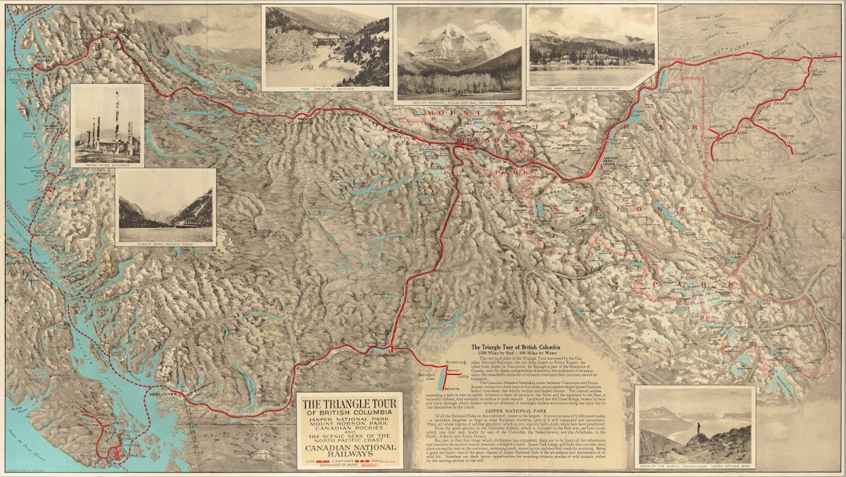 The Triangle Tour Of British Columbia Jasper National Park Mount Robson Park Can