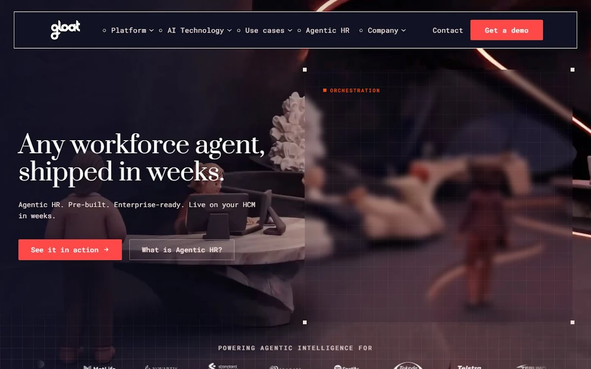 Captura de Gloat.com (prev. Workey)