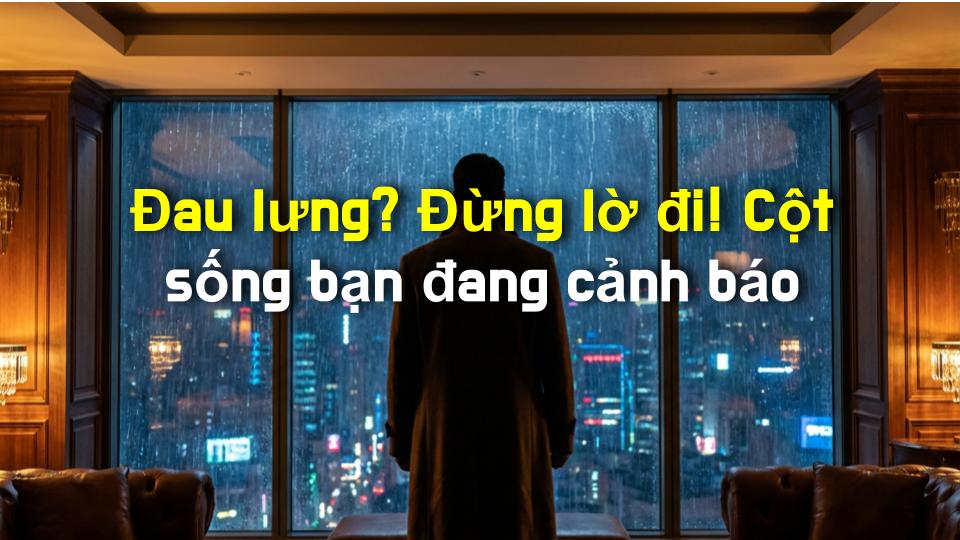 Đau lưng? Đừng lờ đi! Cột sống bạn đang cảnh báo