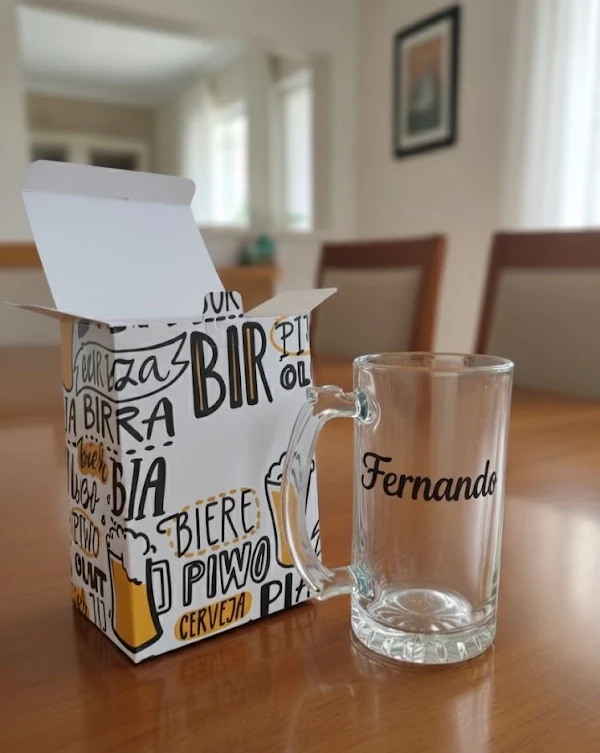 Caneca de vidro