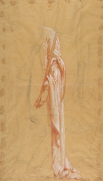 Drapery Study for Sainte Clotilde 183075