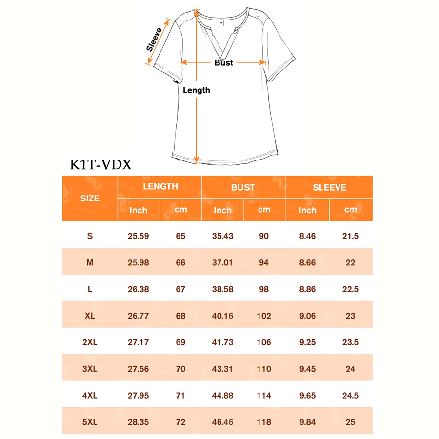 AOP V-neck short sleeves