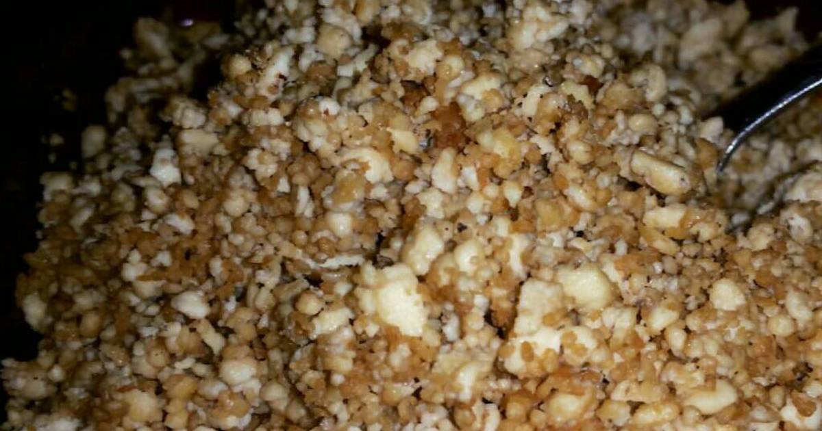 Thịt băm/trứng bác chay