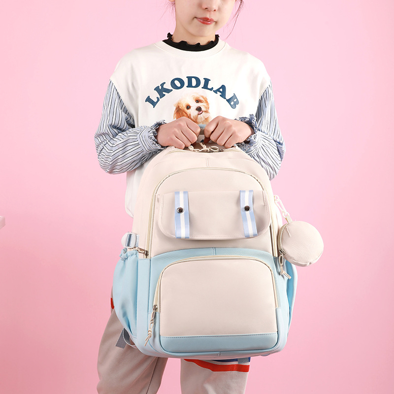 Student backpack, lightweight, back-friendly