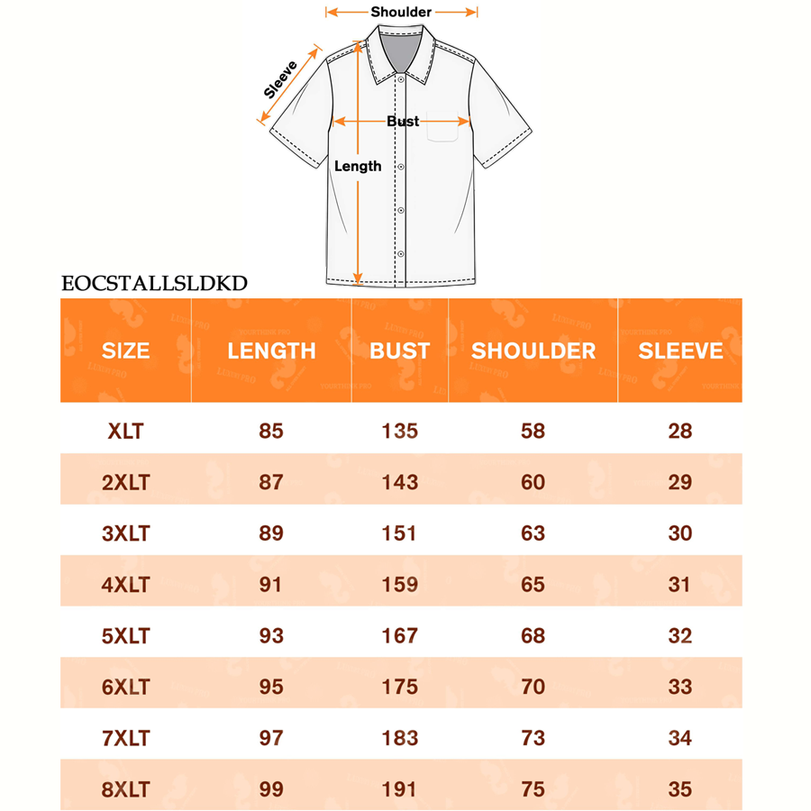 AOP EO TALL shirt with double tie pockets