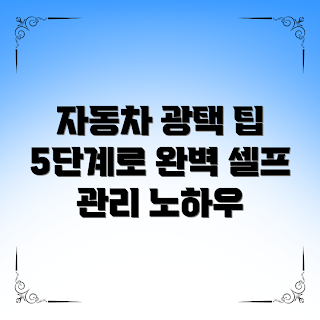 자동차광택셀프방법, 자동차 광택, 셀프 자동차 관리, 차량 광택 팁, 자동차 세차 방법