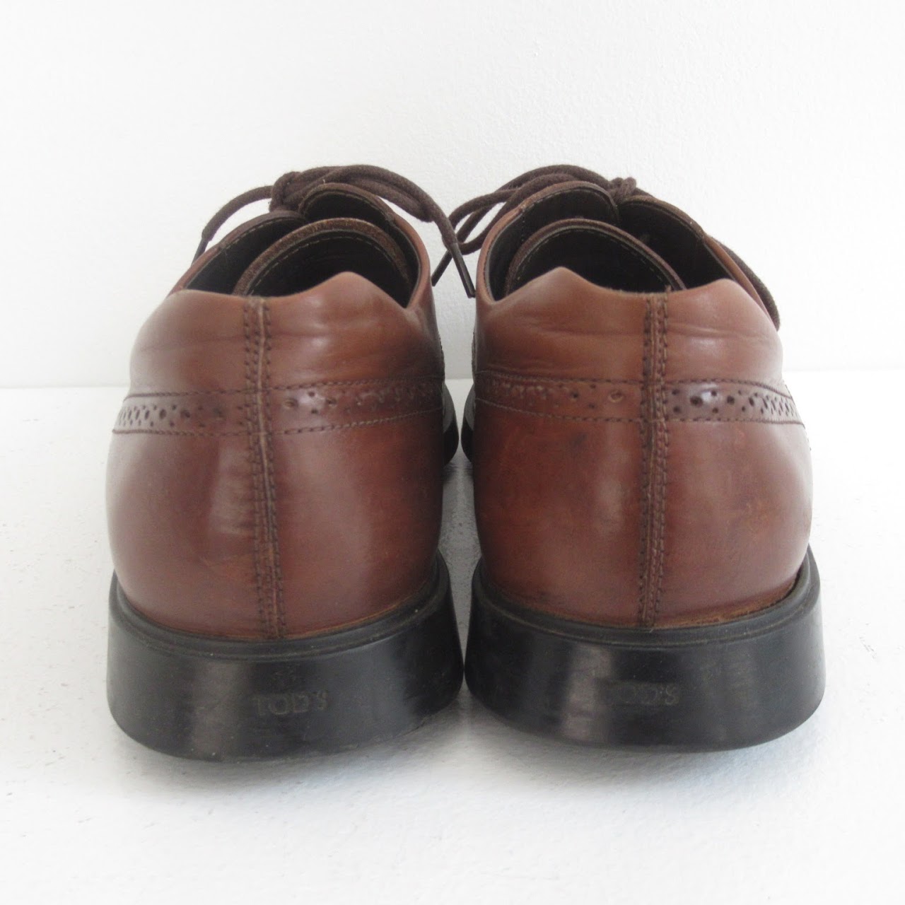 Tod's Brown Leather Wingtips