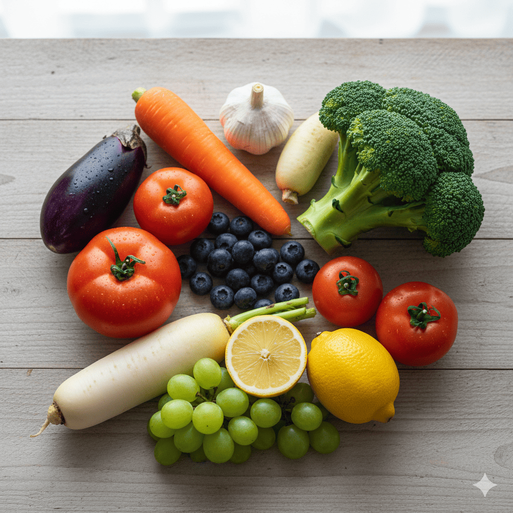 [제7의 영양소] 피토케미컬 효능 완벽 정리: 건강한 삶을 위한 컬러 푸드 가이드