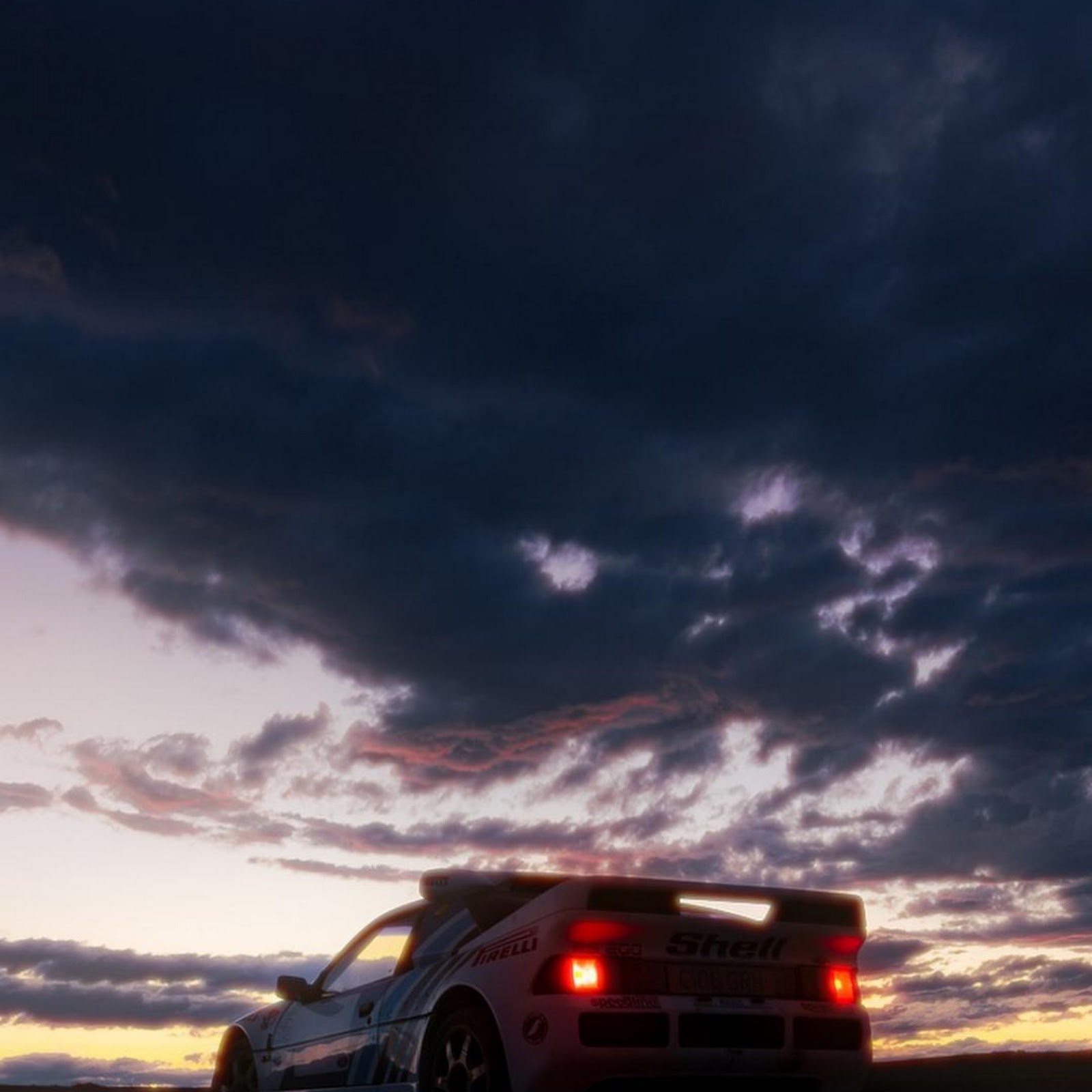 Download Peugeot 205 Turbo 16 At Sunset Full HD iPhone