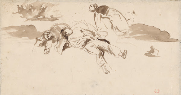 Study of Bodies Liberty Leading the People 1830